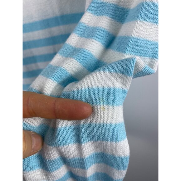Lilly Pulitzer Women's Medium Cotton Breton Stripe Knit Beachy Nautical Sweater - Picture 10 of 13
